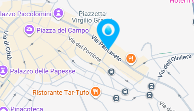 Siena, manutenzione in via di Pantaneto