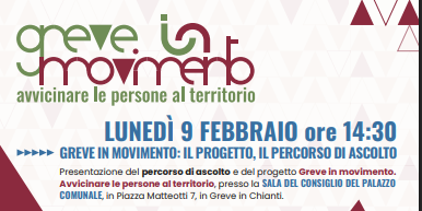Greve in Movimento: al via il percorso partecipativo per la mobilit&agrave; sostenibile