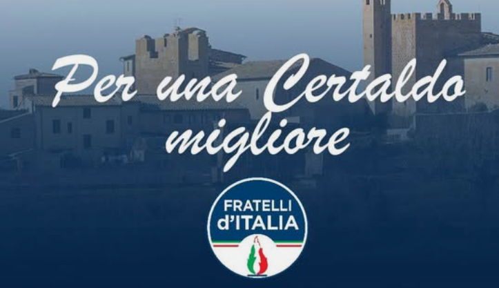 Certaldo, scontro politico: Fratelli d'Italia replica al Sindaco Campatelli, "Parli a titolo personale"