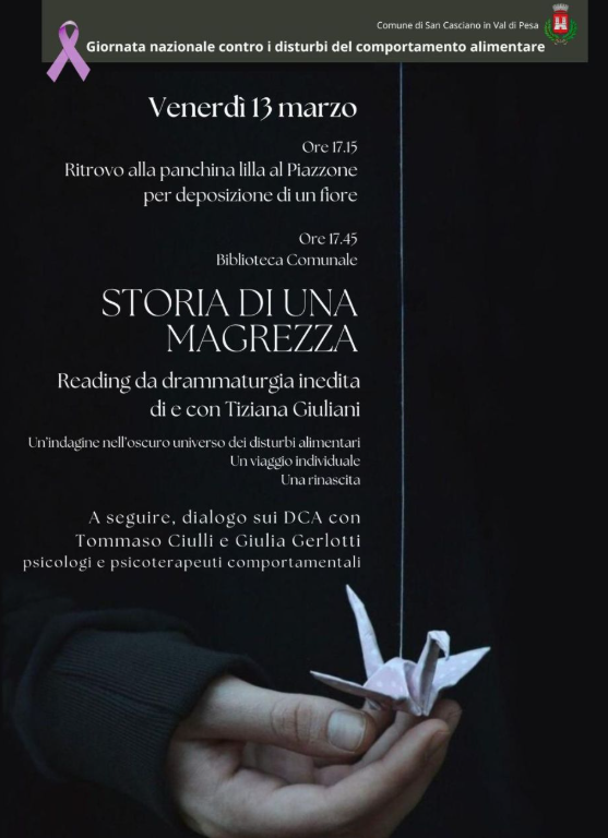 "Storia di una magrezza": Tiziana Giuliani mette a nudo il "mostro" dei DCA a San Casciano