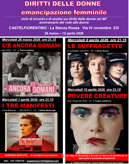 Donne, rassegna cinematografica per l&rsquo;80&deg; anniversario della &ldquo;prima volta&rdquo; al voto