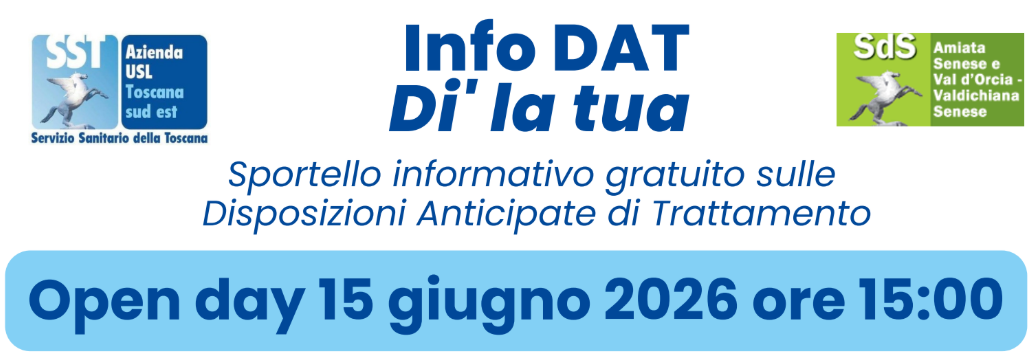 Il 15 giugno apre a Montepulciano l&rsquo;ambulatorio per le Disposizioni Anticipate di Trattamento