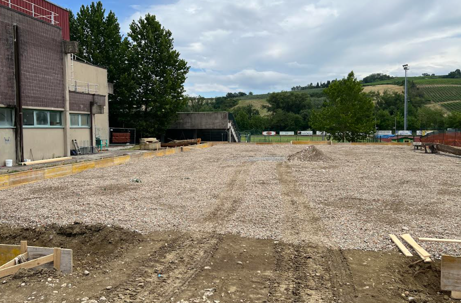 A Molino del Ponte &egrave; partito il cantiere della nuova palestra di Molino del Ponte