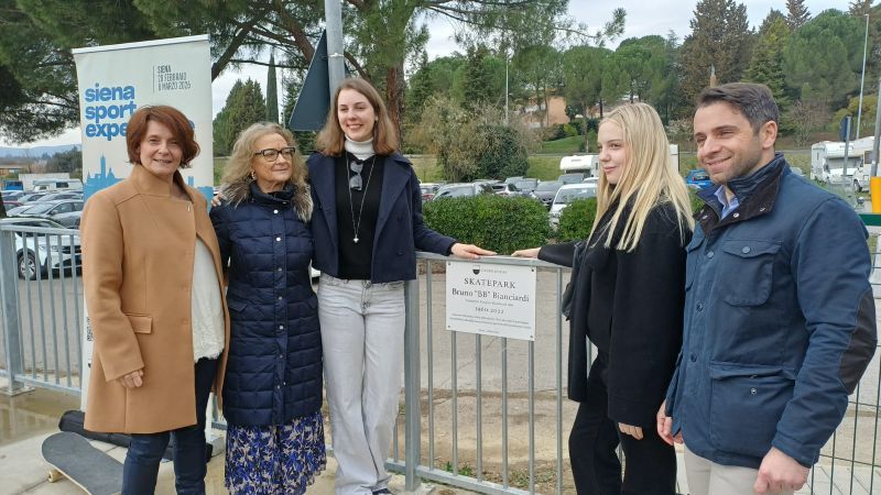 Siena, intitolata a Bruno Bianciardi la pista di skateboard all&rsquo;Acquacalda