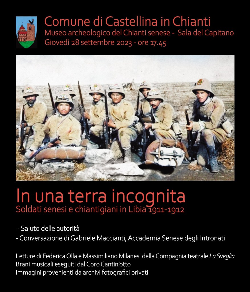 Castellina in Chianti: appuntamento sul conflitto in Libia di inizio ‘900