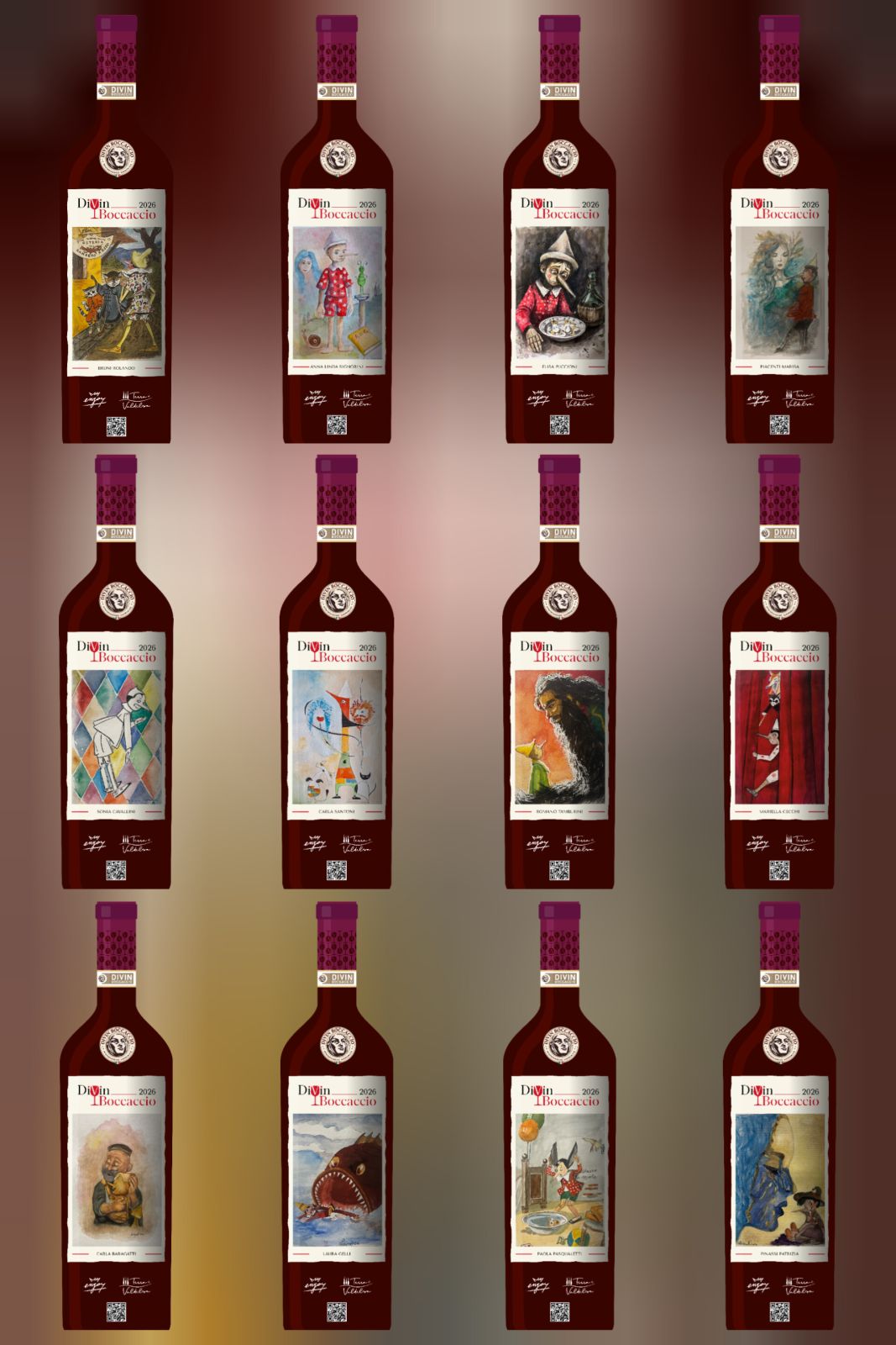 Wine Art Contest 2026 a Certaldo: arte, vino e Pinocchio nei negozi
