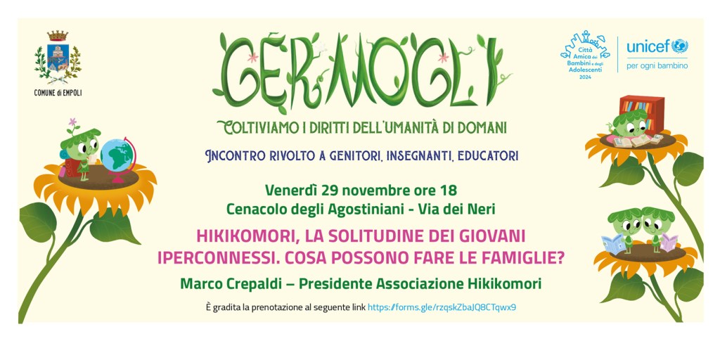 Marco Crepaldi a “Germogli IV”: incontro sul fenomeno ‘Hikikomori’