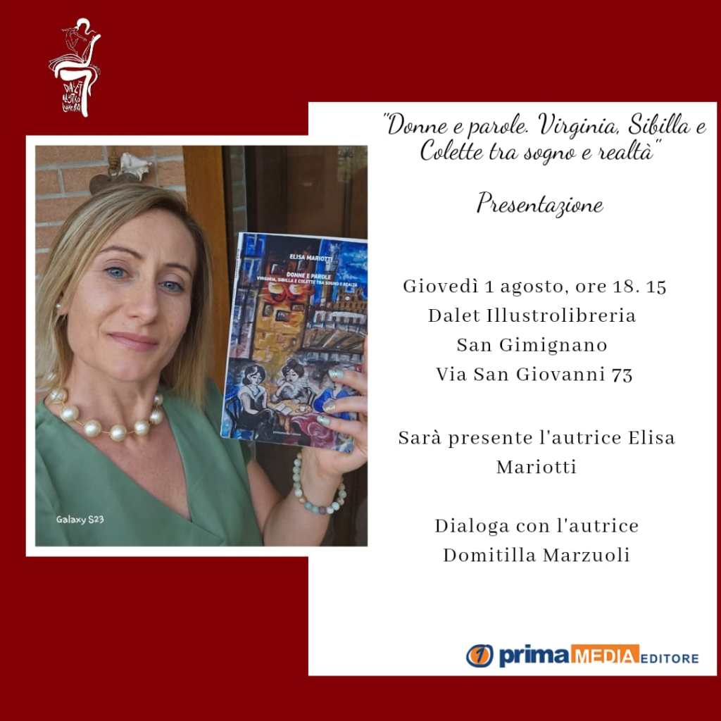 Virginia, Sibilla e Colette tra sogno e realtà. Elisa Mariotti presenta 