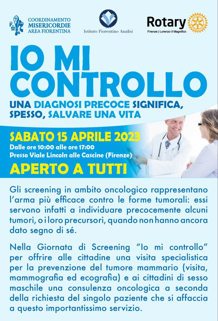 Misericordie fiorentine, il 15 aprile visite mediche gratuite per chi ha difficoltà economiche