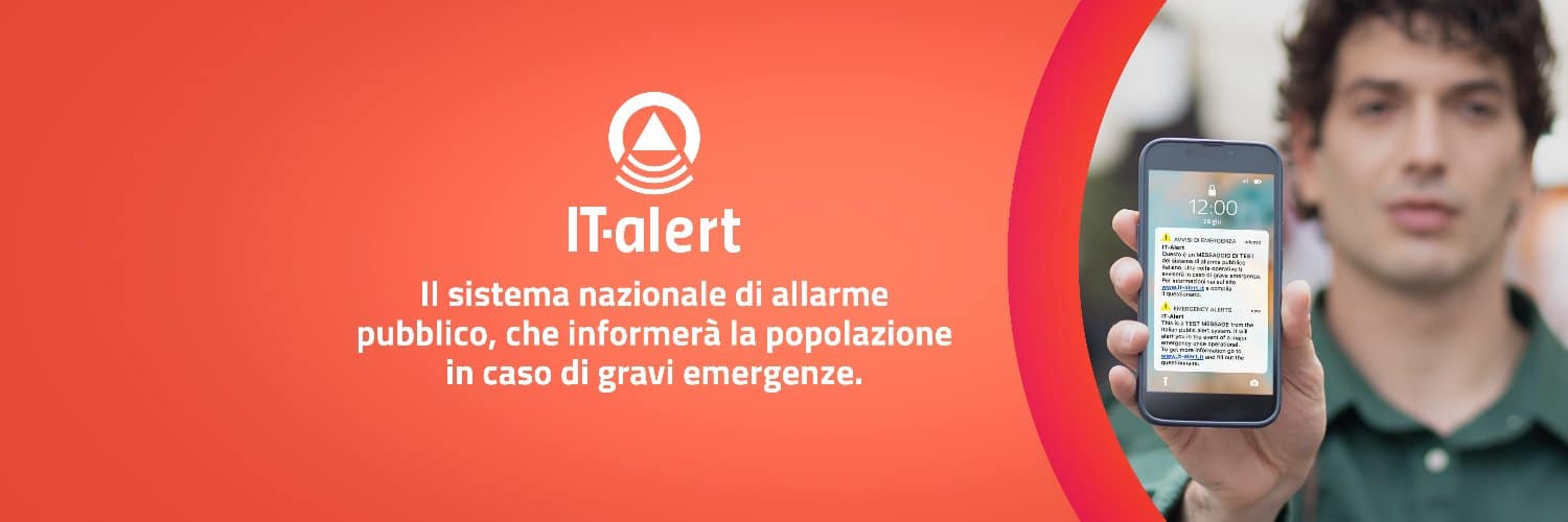 IT-alert, la sperimentazione del sistema di allarme pubblico parte dalla Toscana