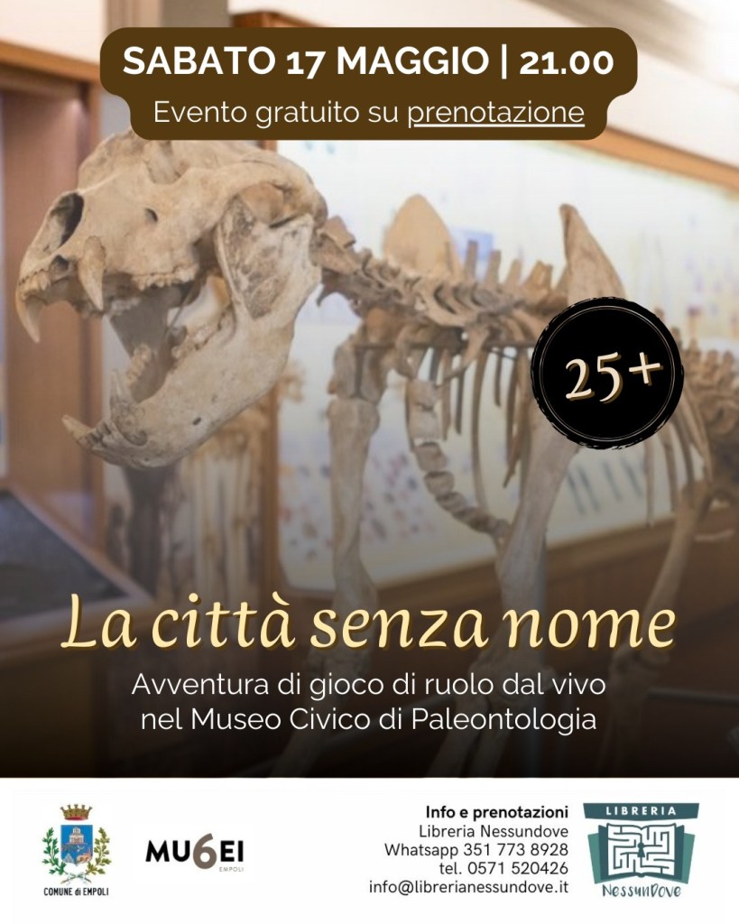 Empoli, maggio nei musei, dalla storia delle vetrerie ai giochi di ruolo tra i fossili