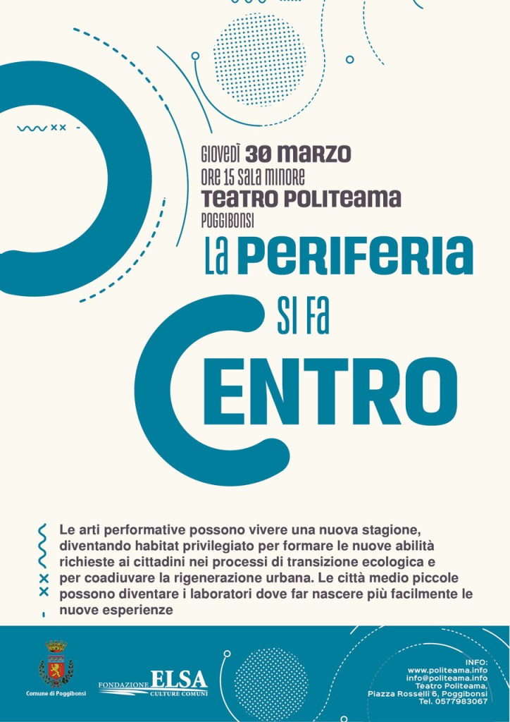 Al Politeama il convegno “La periferia si fa centro”