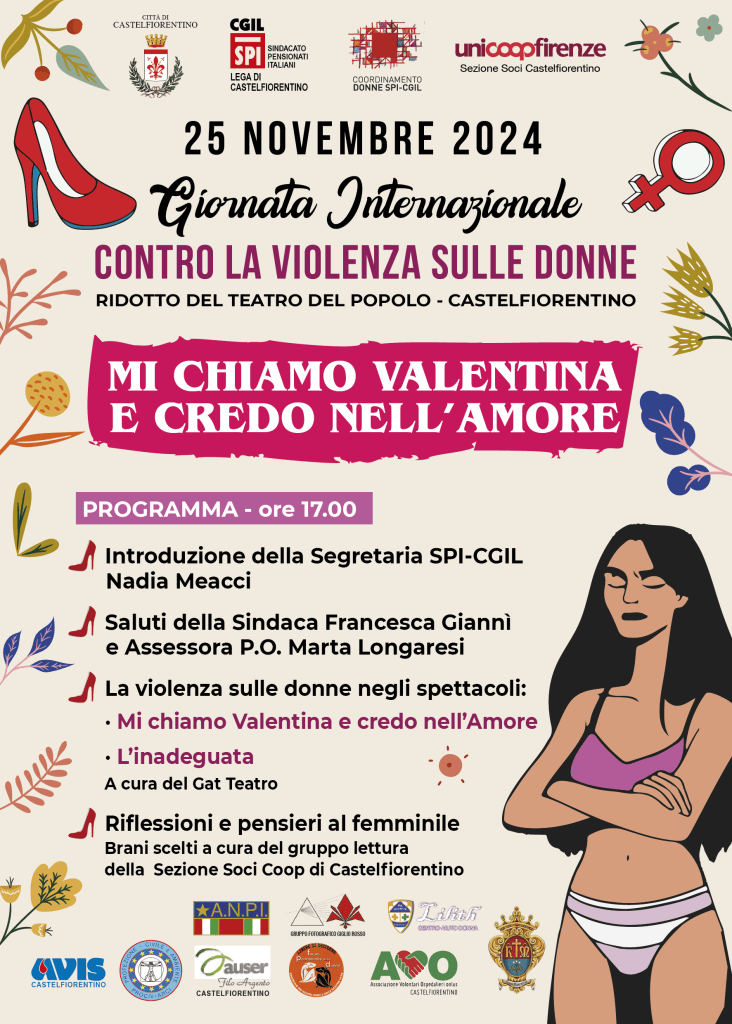 Castelfiorentino rinnova il suo “NO” alla violenza di genere