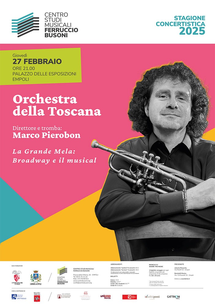 Empoli, concerto di Carnevale con l’Orchestra della Toscana e Marco Pierobon