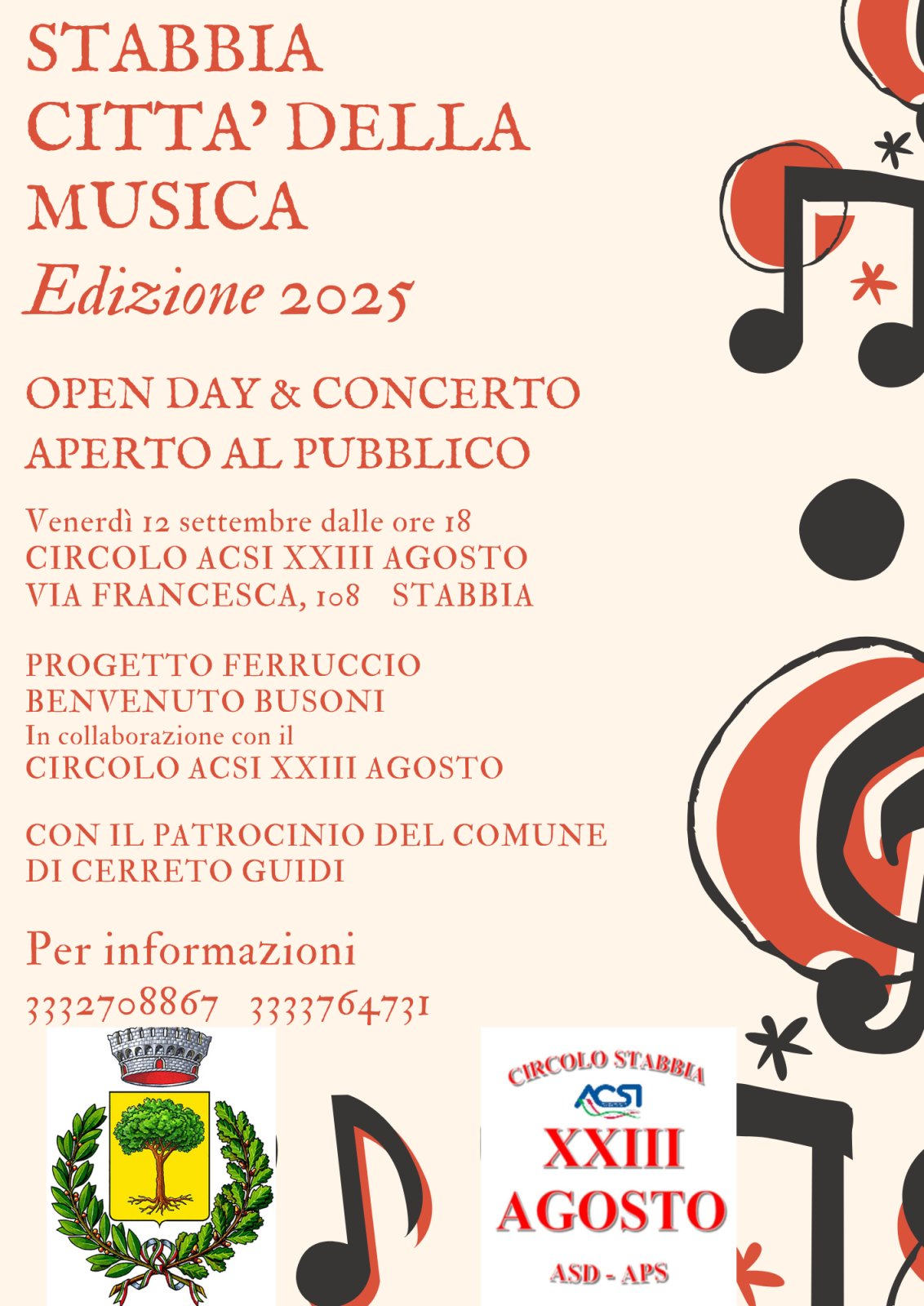 L' eccellenza della musica a Stabbia: Il Progetto Ferruccio Busoni presenta l'Open Day Musicale