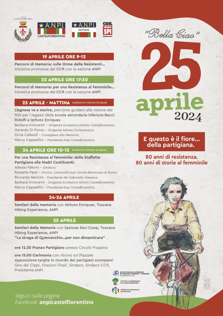 Castelfiorentino, 25 aprile nel segno della memoria
