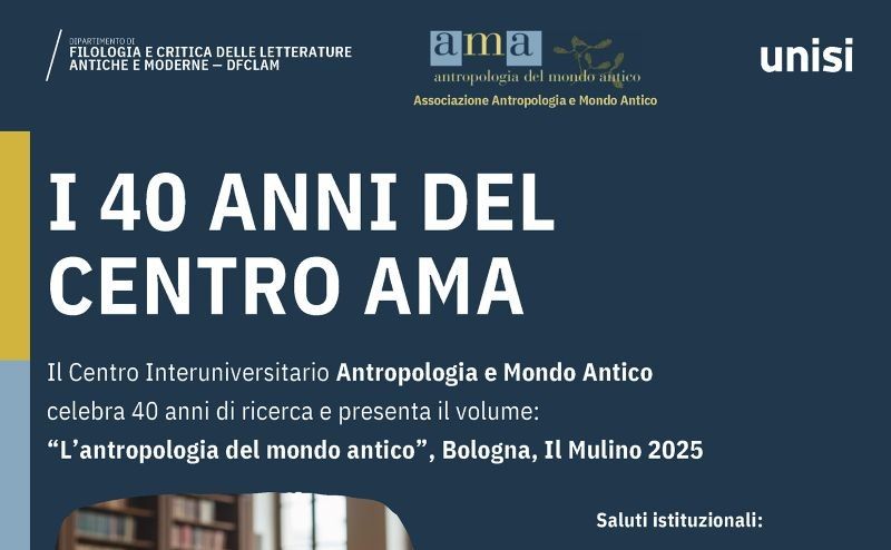 Quarant&rsquo;anni di sguardi sul passato: il Centro AMA e Maurizio Bettini presentano la nuova antologia della disciplina