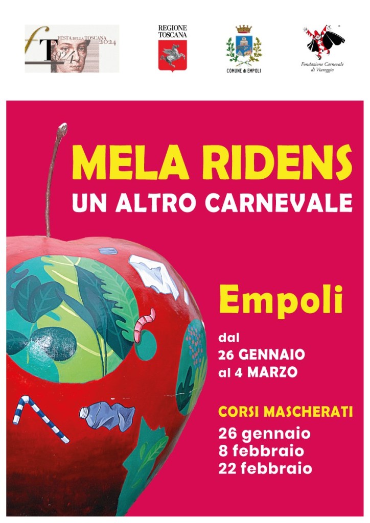 Il Carnevale torna a Empoli con una ‘prima’ assoluta: la mostra “Mela ridens”