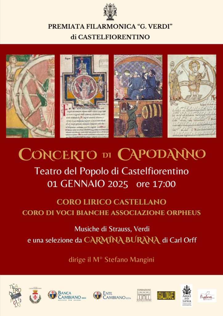 Castelfiorentino, concerto di Capodanno al Teatro del Popolo