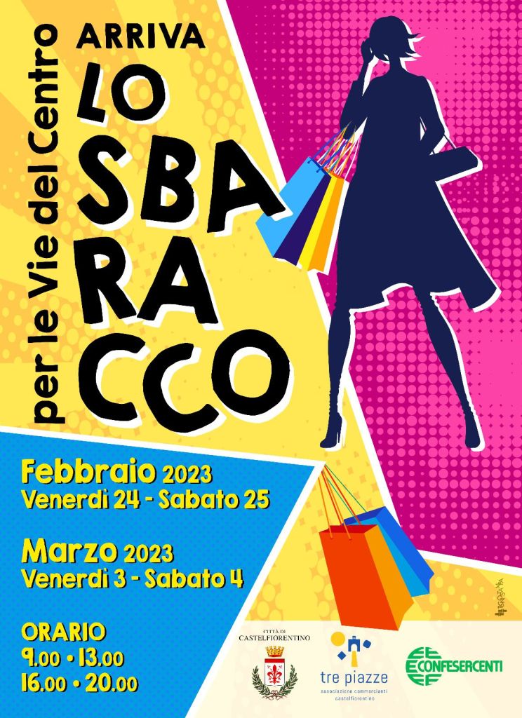Arriva “Lo Sbaracco” a Castelfiorentino, quattro giorni di Mega-Saldi!