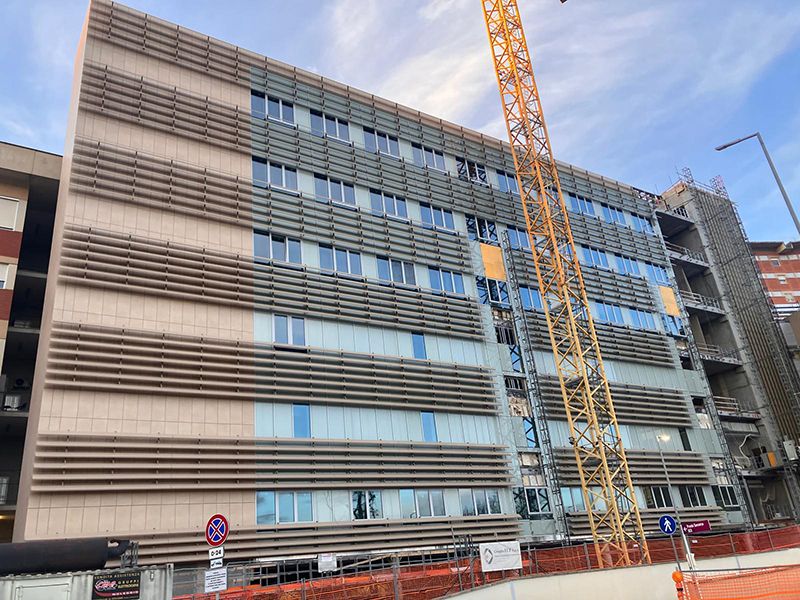 Ospedale Santa Maria alle Scotte: ottenuto il collaudo statico per il nuovo Edificio Volano