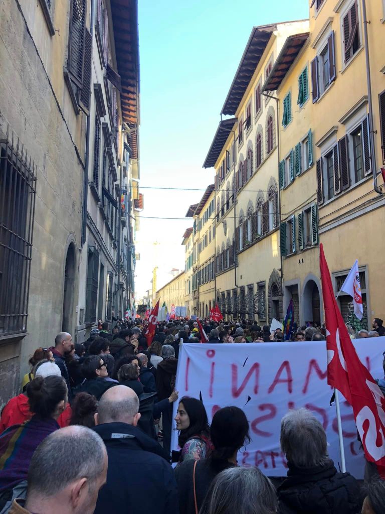 Manifestazione a Firenze: 50mila contro il fascismo
