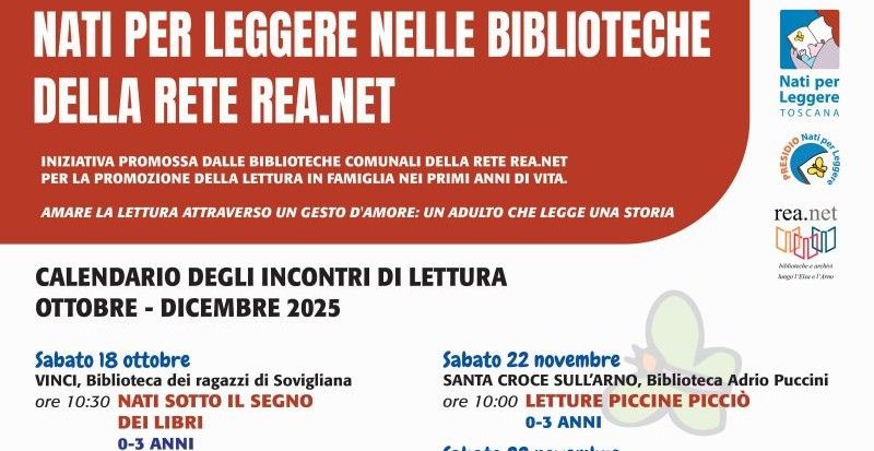 Le biblioteche della Rete REA.net diventano presìdi Nati per Leggere