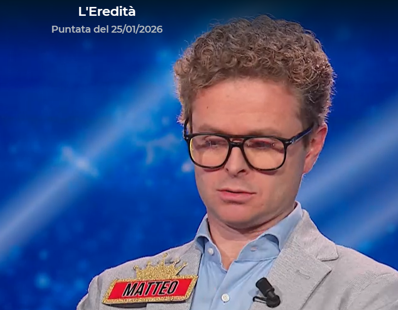 L'Eredit&agrave;: Matteo Fossi, celebre pianista e docente a Siena, tra i protagonisti del quiz di Rai 1