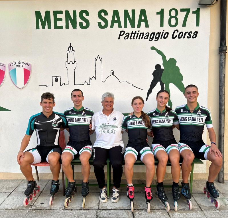 Mens Sana Pattinaggio Corsa: cinque atleti in body azzurro per partecipare ai Campionati del Mondo di Pechino