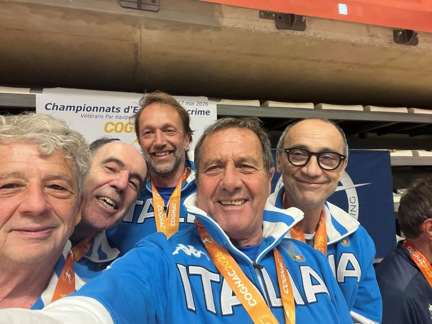 Scherma, Fabio Miraldi sul tetto d&rsquo;Europa: il cussino trascina l'Italia Master all'oro a Cognac