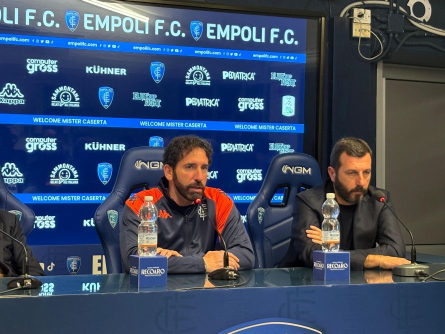 Caserta si presenta: &laquo;Non ci ho pensato due volte ad accettare l&rsquo;Empoli, i risultati saranno la nostra medicina&raquo;