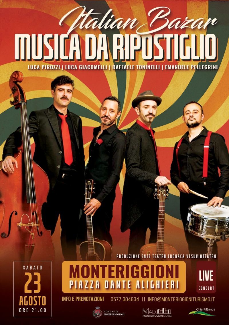“Monteriggioni Estate” porta in scena stelle, jazz, circo e canzoni: una settimana di cultura dal 19 al 23 agosto