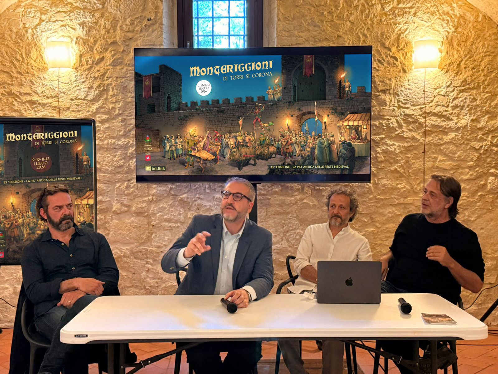 Festa Medievale Monteriggioni 2026: svelato il manifesto di Simone Boni