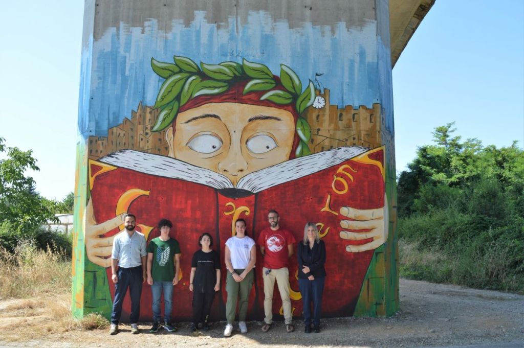 Nuovo murales a Certaldo: opera del prof. Masullo e di tre studenti