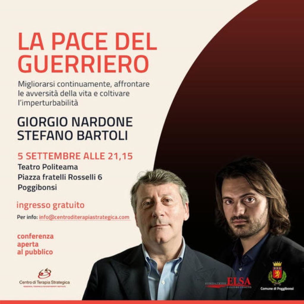 Nardone e Bartoli al Politeama per la psicologia del guerriero