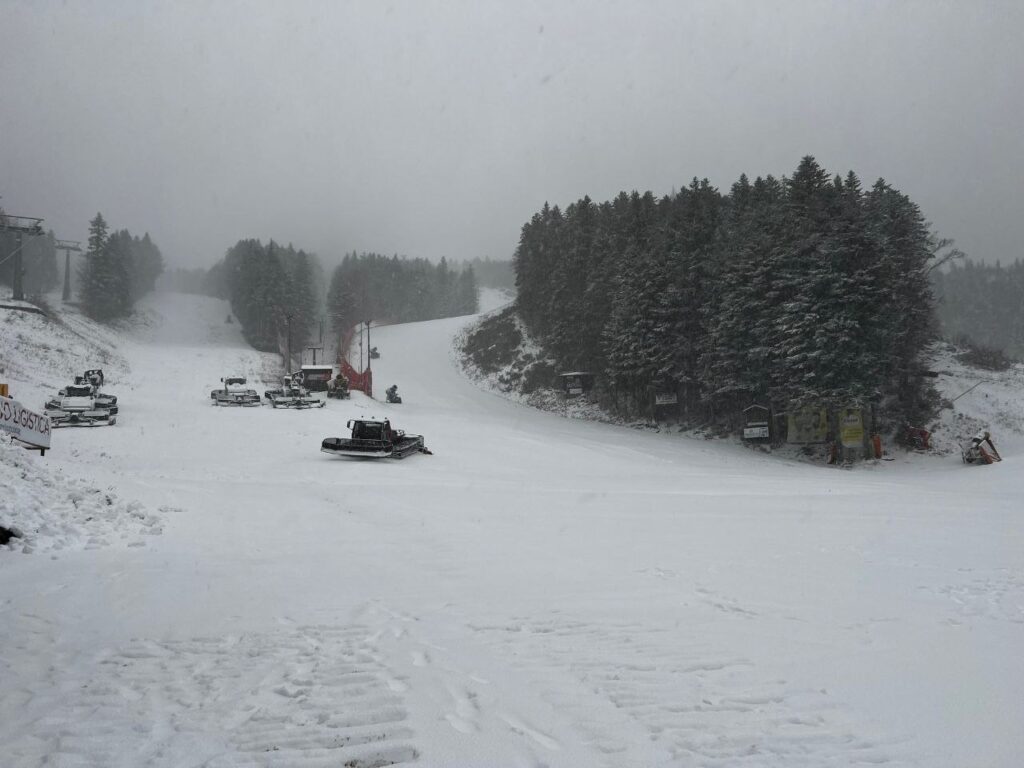 Nevica all'Abetone