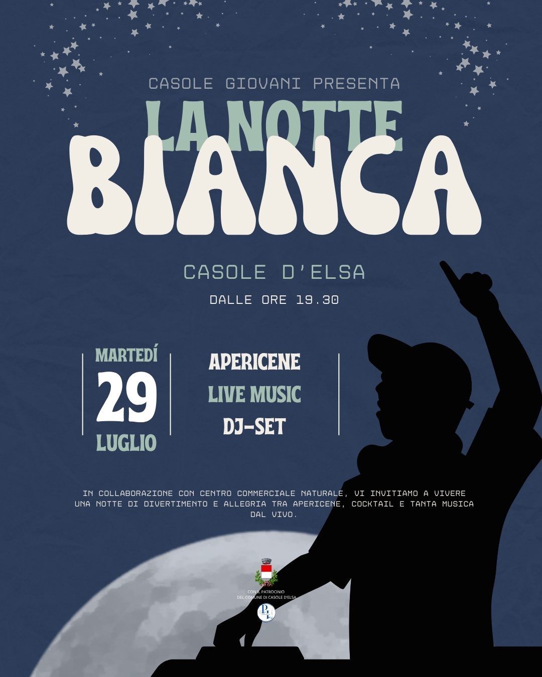 Notte bianca di Casole d'Elsa e Mostre a Palazzo
