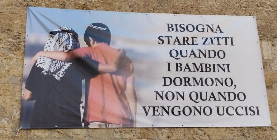 In Duomo a San Gimignano no alla strage di bambini a Gaza