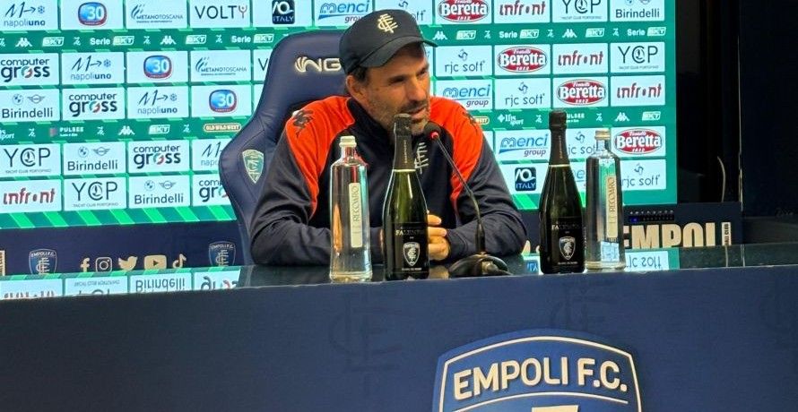 Pagliuca (Empoli): Oggi ho visto più cose positive che negative, abbiamo lottato e meritato