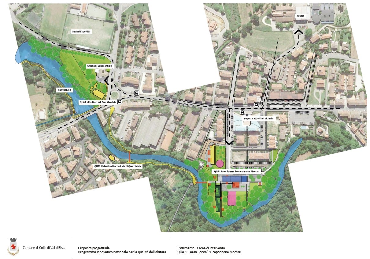 4.5 milioni di euro per riqualificare  il Sonar, palazzo e area Maccari a Colle