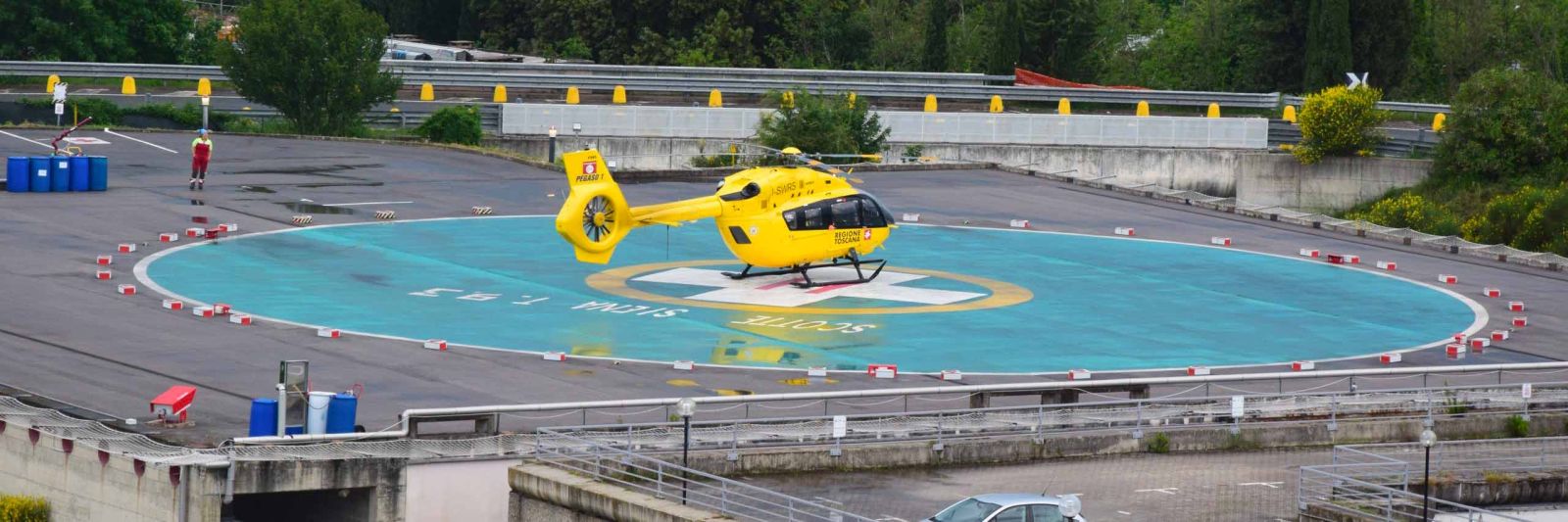 Incidente sul lavoro a Castiglion d'Orcia: 42enne alle Scotte con Pegaso