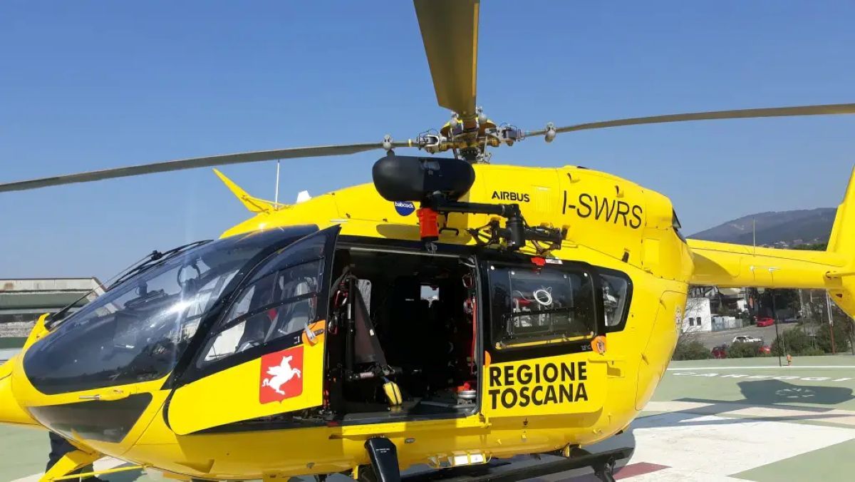Brutta caduta in bici a Trequanda: 26enne trasferito alle Scotte con l'elisoccorso