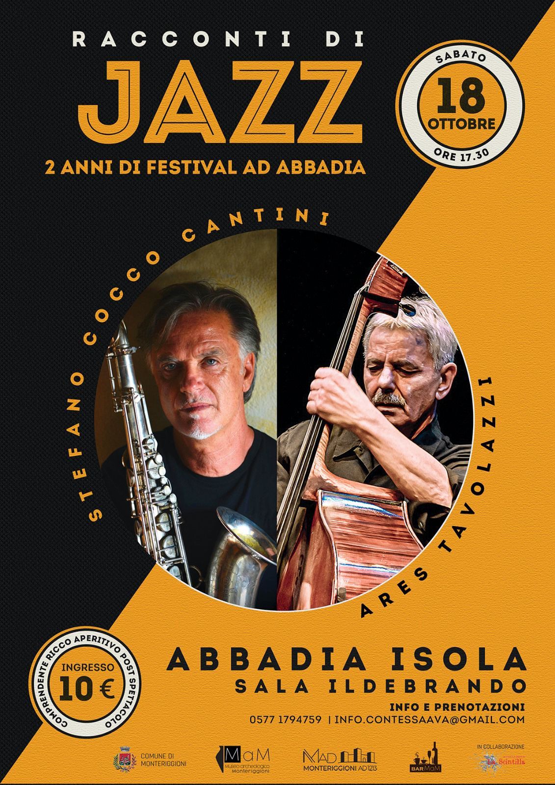 Torna INCROCI ad Abbadia Isola: musica, storia e satira nella Sala Ildebrando