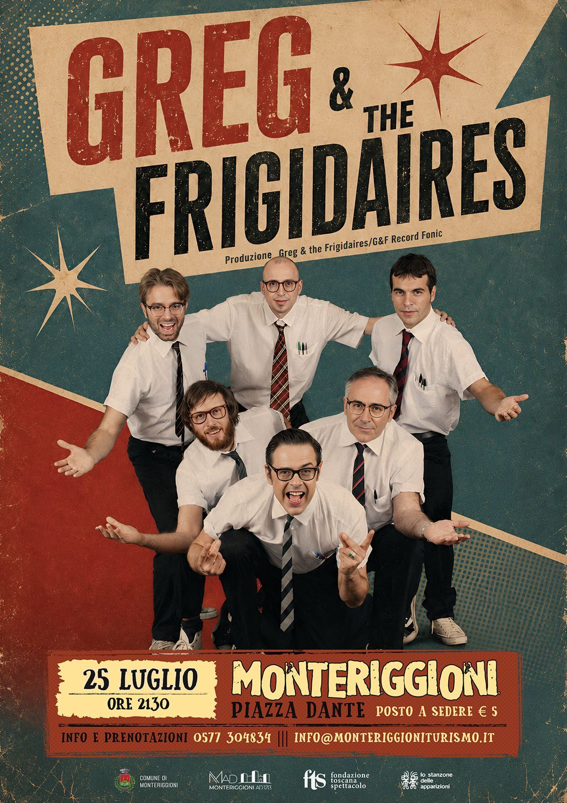 Greg & The Frigidaires in Concerto a Monteriggioni