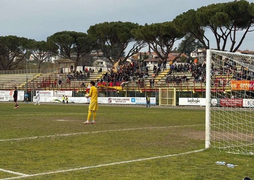 Pagelle Poggibonsi-Orvietana: Bertini &egrave; un muro, Borghi non brilla nel grigiore generale