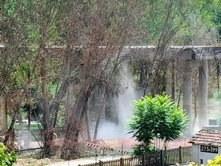 Iniziato lo smantellamento del ponte di Bellavista. In attesa del progetto definitivo