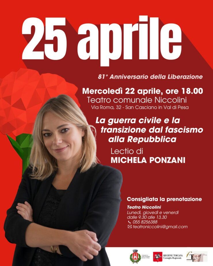 81ma Festa della Liberazione. San Casciano celebra la ricorrenza con un ventaglio di iniziative che mira a celebrare i  principi della Costituzione