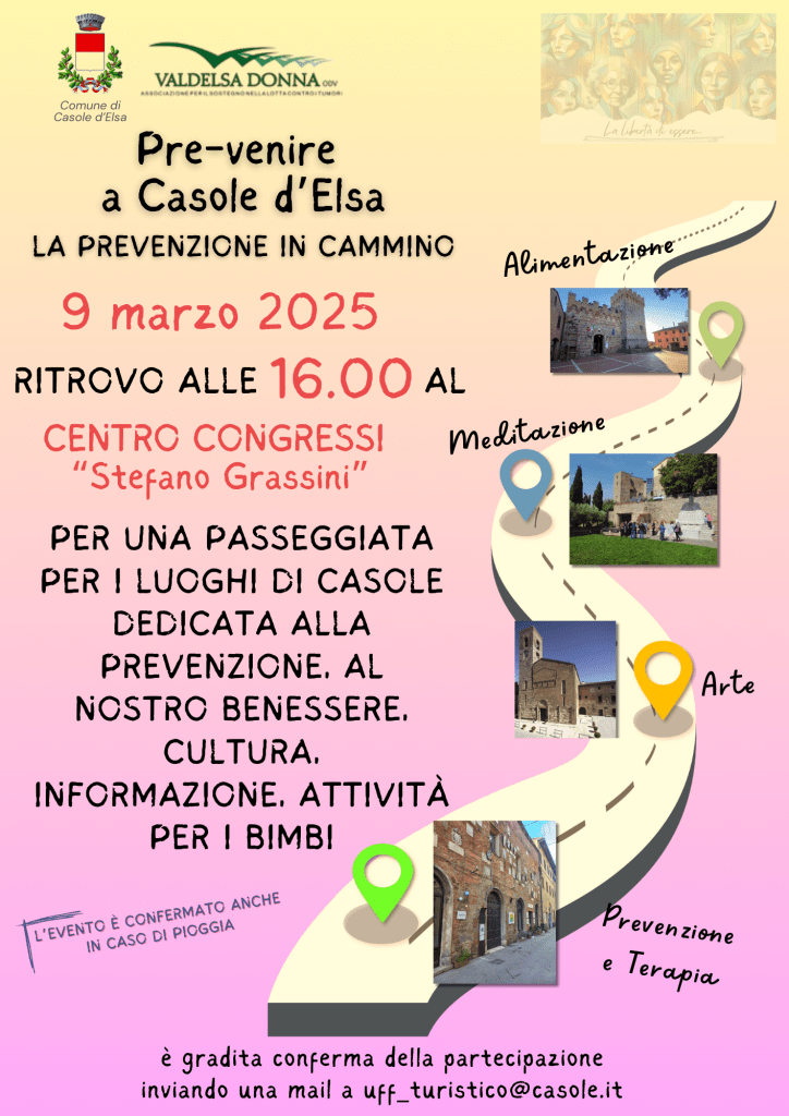 Casole d’Elsa, la prevenzione in cammino