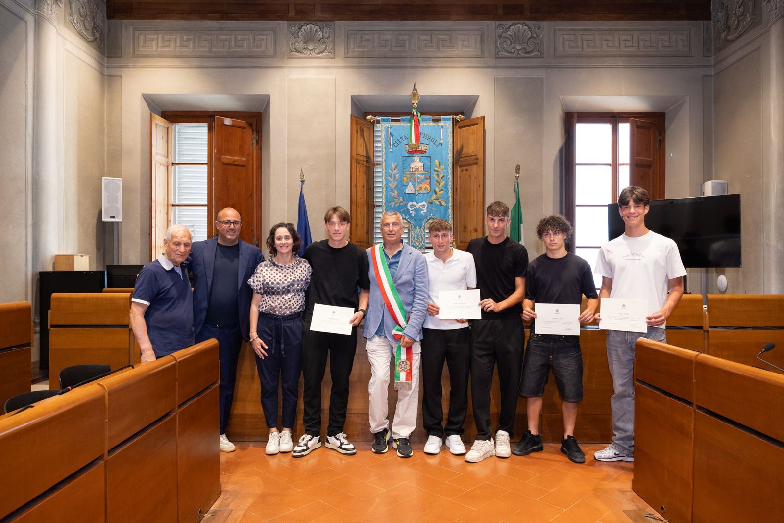 Empoli Fc campione della Primavera e agli Europei U17, un riconoscimento dell'amministrazione