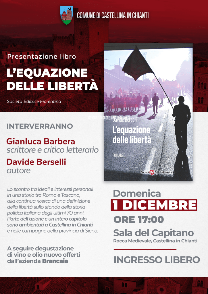 'Autunno a Castellina’ si chiude con il libro ‘L’equazione delle libertà’